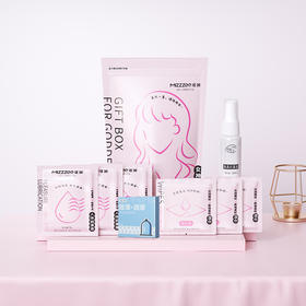 谜姬 女神大礼包情趣避孕套 女性润滑液润肤湿巾成人性用品夫妻房事情趣用具器具清洗喷剂