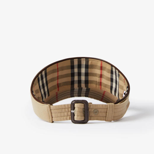 BURBERRY 巴宝莉 女士TB专属标识装饰轻薄嘎巴甸遮阳帽 卡其色 8071127 A1366 商品图2