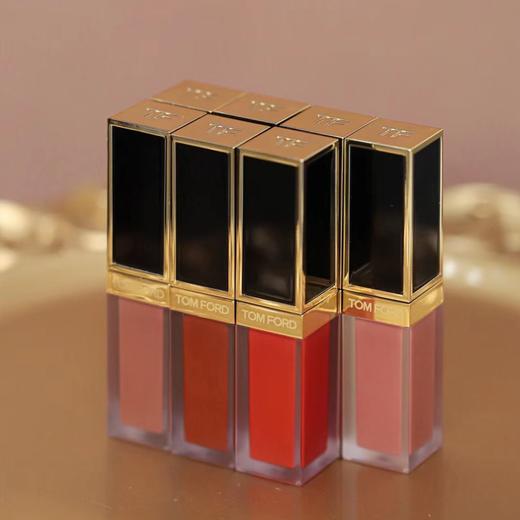 TF新品黑金唇釉 129欢愉 121入戏122怦然/16斯嘉丽红/123浴火 商品图2