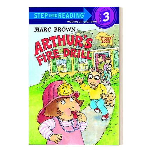 英文原版 Step into Reading 3 - Arthur's Fire Drill 亚瑟小子 英文版 进口英语原版书籍 商品图0