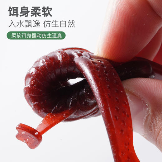 巡鱼宝hu'luwahuluwa蛙软饵踢水蛙雷蛙德州曲柄钩仿生饵野钓水面系假饵 商品图2