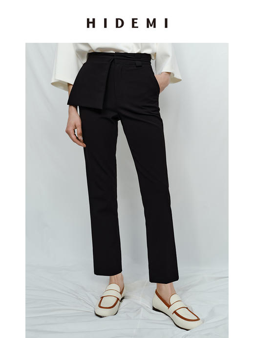 HIDEMI 经典腰包款设计感极简显瘦九分神裤 商品图1
