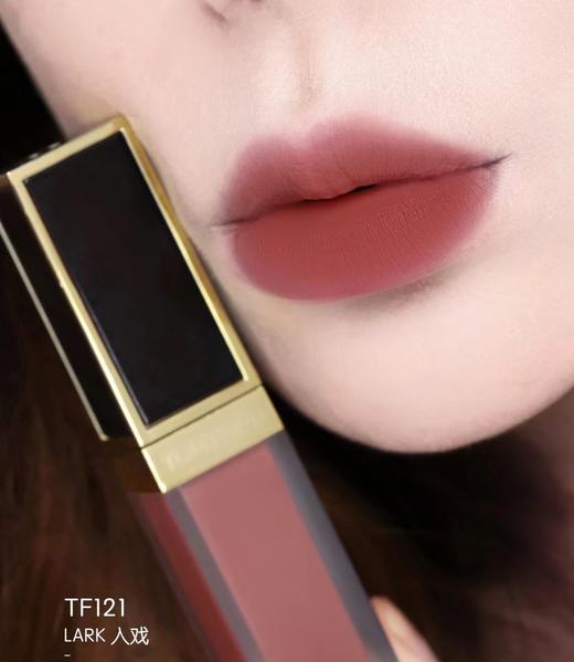 TF新品黑金唇釉 129欢愉 121入戏122怦然/16斯嘉丽红/123浴火 商品图5