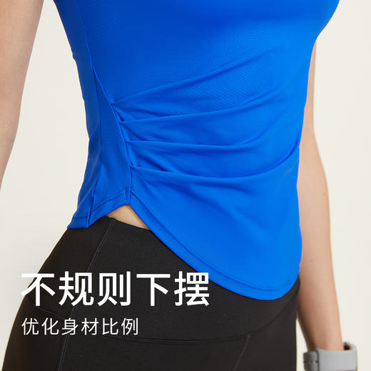 【爆款】小v领短袖夏季网红跑步性感紧身专业训练健身服女 商品图3