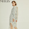 NEELLY/纳俪2018商场同款春衬衫裙娃娃领衬衫连衣裙N51803AY155 商品缩略图2