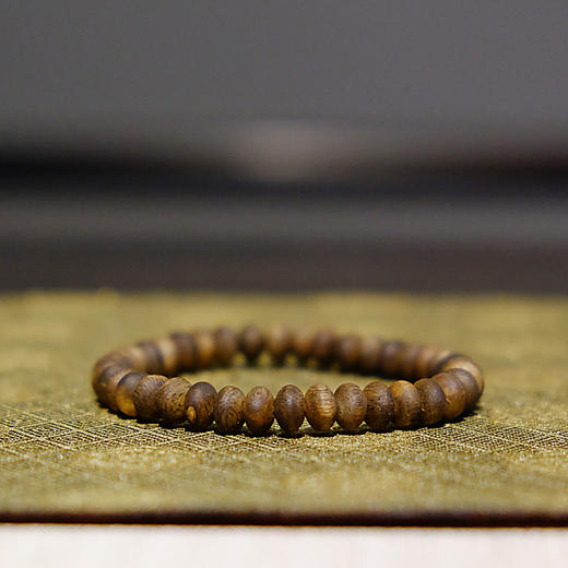 绿奇楠7mm鼓珠 DIY沉香手串  甜香浓郁20091811 商品图1