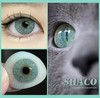 Cococon·月抛  纽约绿  14.5  禁欲系松石绿 95%全覆盖瞳色范围•极zhi混血体验！危险又迷人的蛇系混血美女人种！韩产0-800度<一副两片> 商品缩略图1