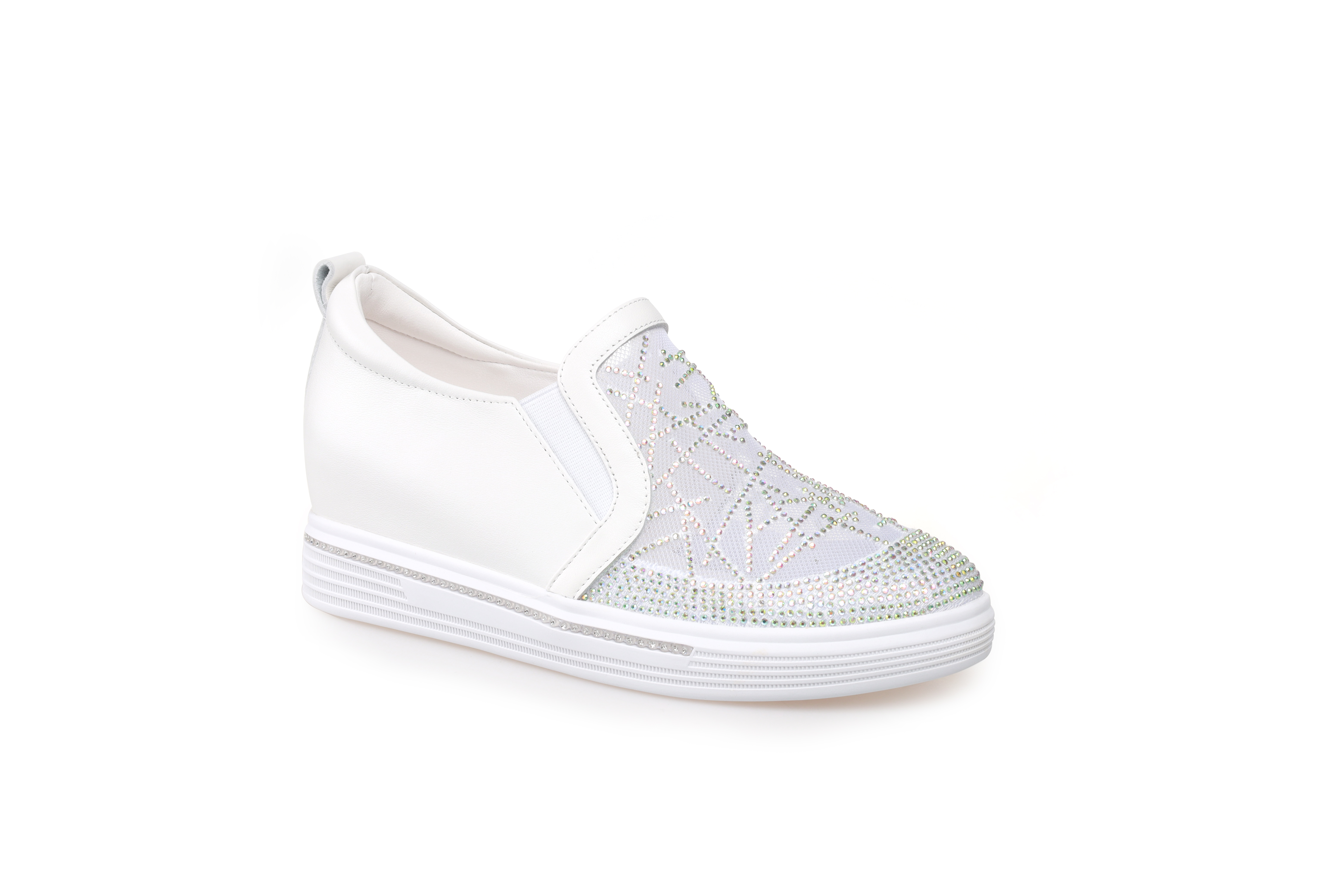 豪麟名鞋奥莱迪嘉女装牛皮革时尚休闲鞋DJXXA31WX016白色  原价1660元