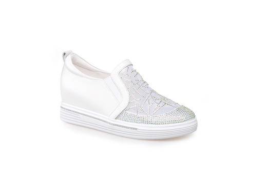 豪麟名鞋奥莱迪嘉女装牛皮革时尚休闲鞋DJXXA31WX016白色  原价1660元 商品图0