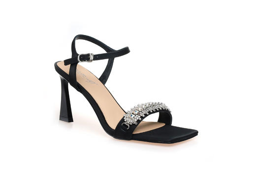 豪麟名鞋奥莱迪嘉女鞋凉鞋真丝布DJELA31WL003黑色  原价1960元 商品图0