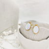 北京仓｜Elise Tsikis-Panagia-白贝母 耳环［法国设计师］ 商品缩略图0