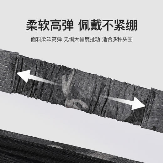 【吸汗头巾】「高弹冰丝材质！数量可选」运动发带 男夏季户外篮球跑步健身吸汗止汗带运动头巾头带加宽束发服饰 商品图3