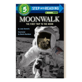 英文原版 Step Into Reading 5 - Moonwalk 月球漫步 兰登分级读物5 英文版 进口英语原版书籍