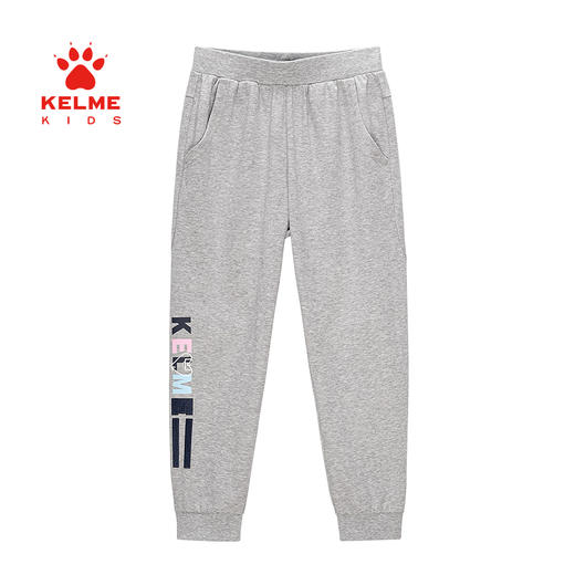 KELME KIDS卡尔美童装女童纯棉针织长裤春季新款外穿休闲长裤 商品图4