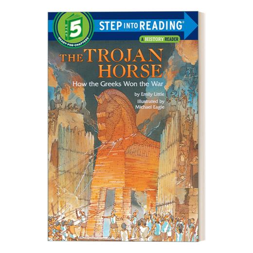 英文原版 Step Into Reading 5 - The Trojan Horse How the Greeks Won the War 特洛伊木马 希腊人如何赢得战争 进口英语书籍 商品图1