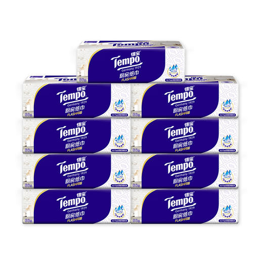 f『得宝Tempo』 厨房纸巾66抽3层抽取式 9包/箱 厨房用/料理用 商品图0