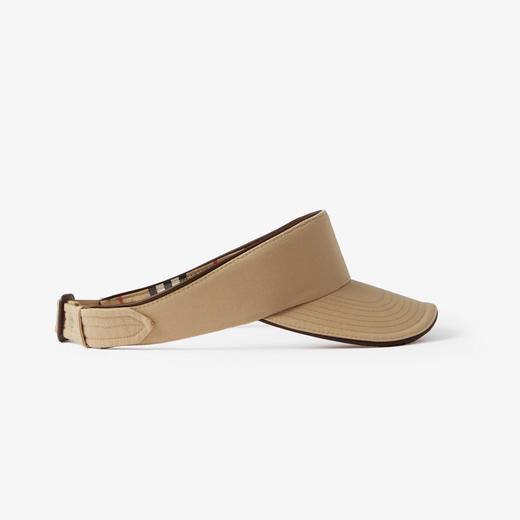 BURBERRY 巴宝莉 女士TB专属标识装饰轻薄嘎巴甸遮阳帽 卡其色 8071127 A1366 商品图1