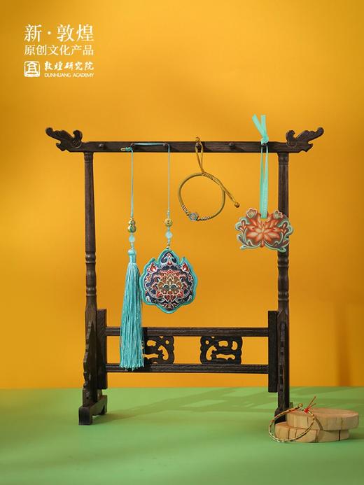 敦煌研究院 五福礼礼盒套装 博物馆文创香囊手绳团扇生日春节新年礼物 商品图2