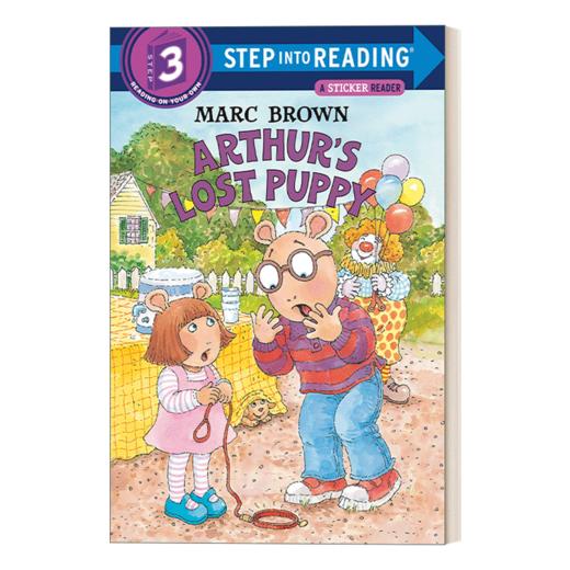 英文原版 Step into Reading 3 - Arthur's Lost Puppy 亚瑟小子 英文版 进口英语原版书籍 商品图1