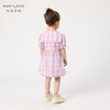 马克珍妮夏装新款 女童学院风裙子披肩领格子连衣裙230960 商品缩略图2