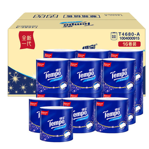 【官方直营】[爆款组合]得宝经典无香90抽18包+卫生卷纸160gx16卷 抽卷组合四层加厚 商品图9