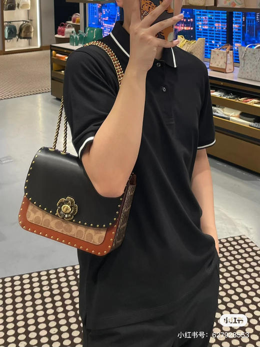 蔻驰山茶花 黑色 商品图3