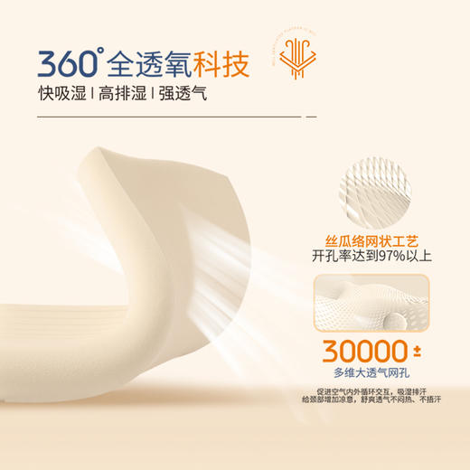 【嘉莉娅硅胶枕】护颈B型枕 360°全透氧科技 会呼吸的枕头 体工学柔软弹性型设计 尺寸误差1cm左右 商品图4