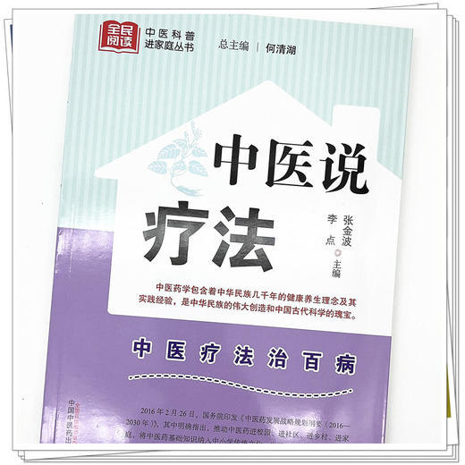 中医说疗法 张金波 李点 主编 何清湖 总主编 中国中医药出版社 中医科普进家庭丛书 书籍 商品图5