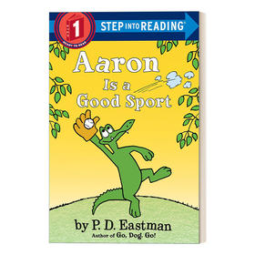 英文原版 Step into Reading 1 - Aaron is a Good Sport 亚伦是个好运动员 兰登分级读物1 英文版 进口英语原版书籍