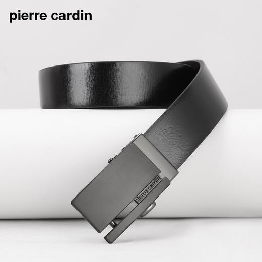 皮尔卡丹男士皮带新潮2023款牛皮腰带镂空潮 商品图4