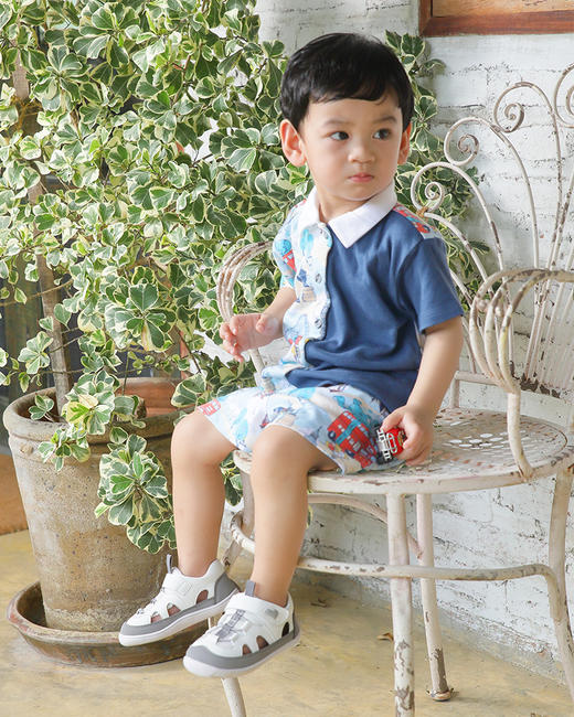 小蓝羊0~3岁学步系列2023夏季新款网布透气学步鞋 商品图7