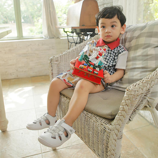 小蓝羊0~3岁学步系列2023夏季新款网布透气学步鞋 商品图1