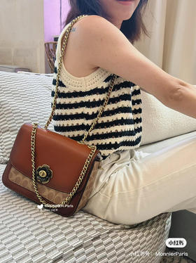 蔻驰山茶花 棕色