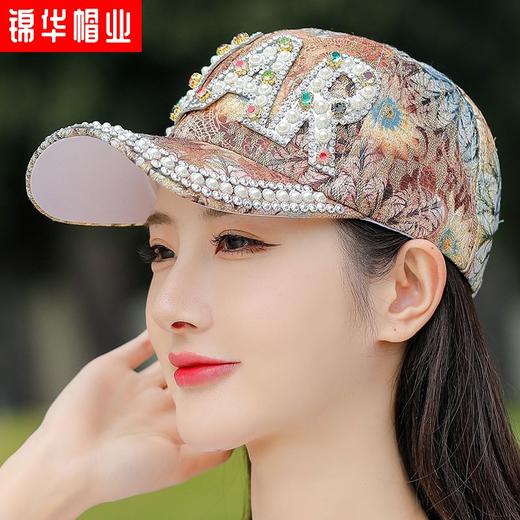 TZW-帽子女夏天遮阳棒球帽女士新款洋气鸭舌帽子名族风帽子女凉帽 商品图1