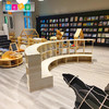 三层半圆绘本架幼儿园绘本馆阅读区儿童半圆毛毛虫中岛绘本架 商品缩略图1