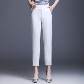OL通勤风，西装裤宽松职业上班高腰休闲大码裤NSM7013