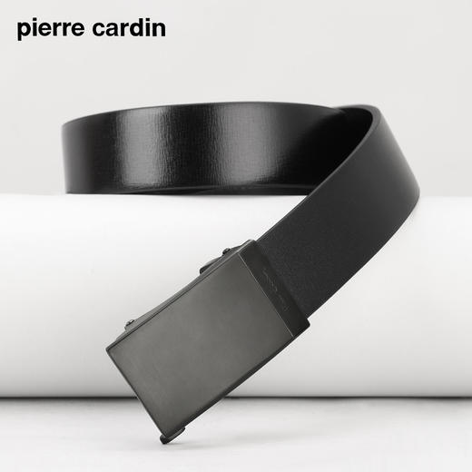皮尔卡丹皮带男款不锈钢自动扣皮带男真皮2023新款男式裤腰带潮流 商品图3