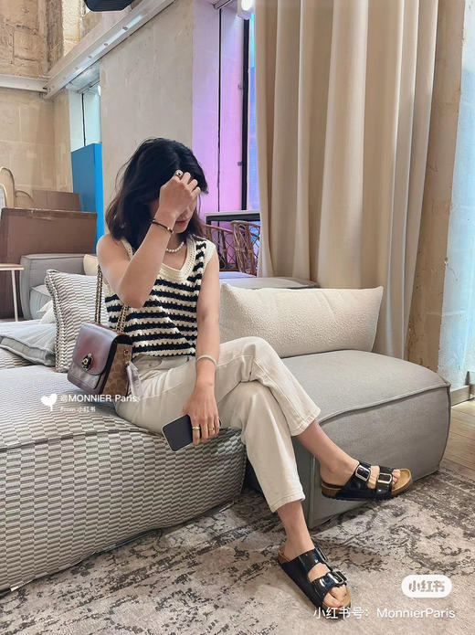 蔻驰山茶花 棕色 商品图2