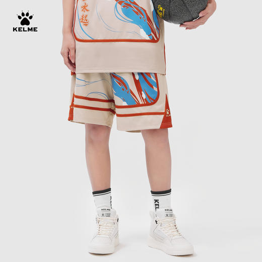 KELME卡尔美潮流篮球短裤夏季风生水起系列休闲美式运动裤五分针织裤 商品图1