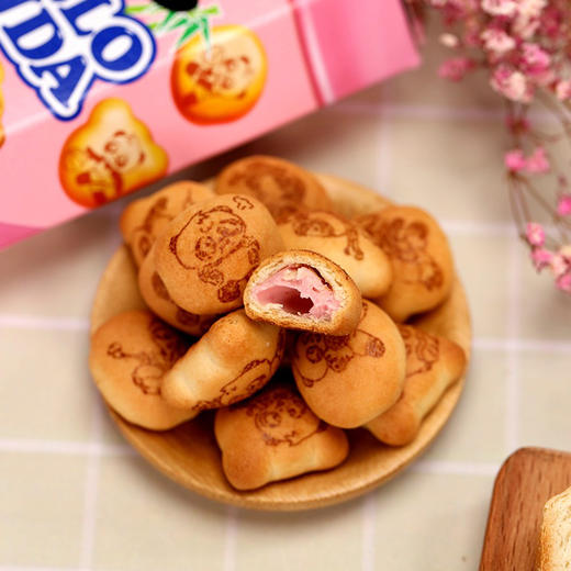 明治熊猫夹心饼干 草莓味 商品图3