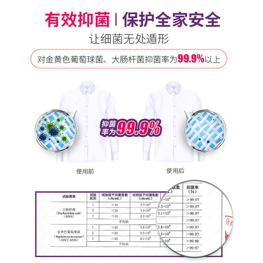 【诗乐氏】洗衣液（加倍除菌）2000mlx1瓶 商品图2