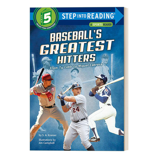 英文原版 Step Into Reading 5 - Baseball's Greatest Hitters 击球手们 兰登分级读物 英文版 进口英语原版书籍 商品图0