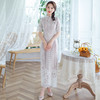 时尚修身，意襟小立领精品棉蕾丝少女款旗袍连衣裙ZSM-210402 商品缩略图1