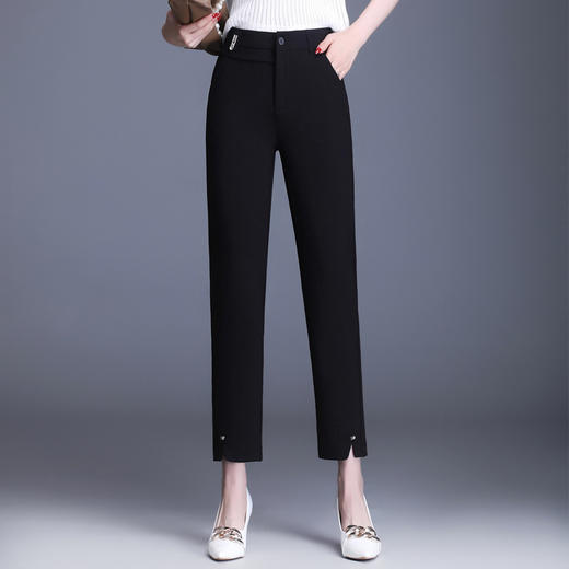 OL通勤风，西装裤宽松职业上班高腰休闲大码裤NSM7013 商品图5