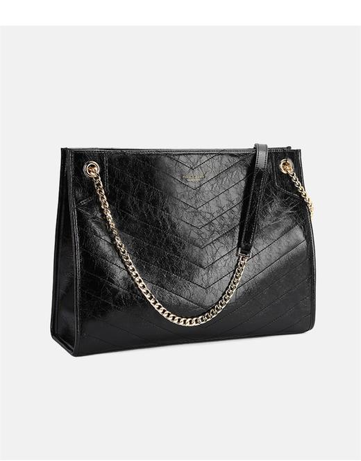 皮尔卡丹大容量休闲单肩购物袋女士链条包 商品图1