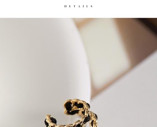 Oflye潮流饰品 个性耳夹小众独特耳环新款潮欧美耳骨夹耳钉一体式流苏耳饰 商品图10