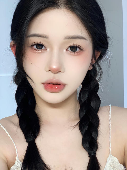 【年抛】菠菜种子 kiraFairy | 中直径14.2，着色13.5  | 【同品牌多副更划算,选款色板在详情页】蓝黑色美瞳 商品图2