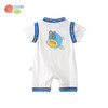 贝贝怡假两件撞色拼接前开连体衣婴儿运动风纯棉哈衣夏季短袖爬服232L2042
 商品缩略图7