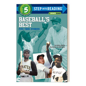 英文原版 Step Into Reading 5 - Baseball's Best: Five True Stories 关于棒球的五个真实故事 兰登分级读物 进口英语原版书籍