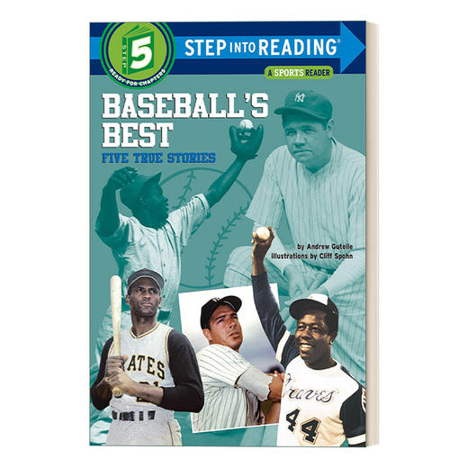 英文原版 Step Into Reading 5 - Baseball's Best: Five True Stories 关于棒球的五个真实故事 兰登分级读物 进口英语原版书籍 商品图0